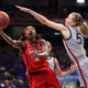 Aari McDonald scored 26 against Paige Bueckers and UConn on Friday.